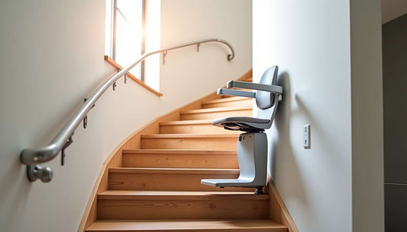Votre monte-escalier à Pouzolles en 2026 : confort assuré
