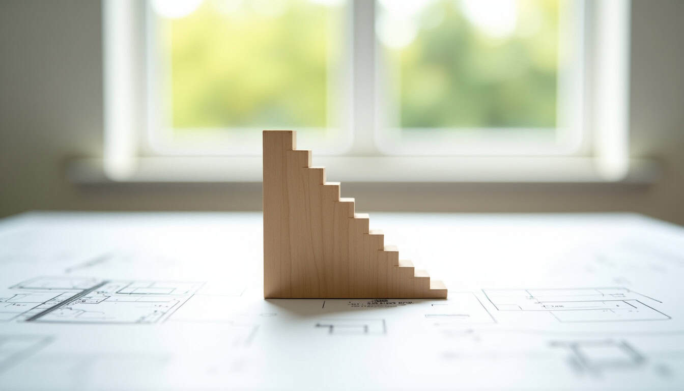 Installation d'un monte-escalier tournant dans une maison à Prévessin-Moëns avec courbe d'escalier