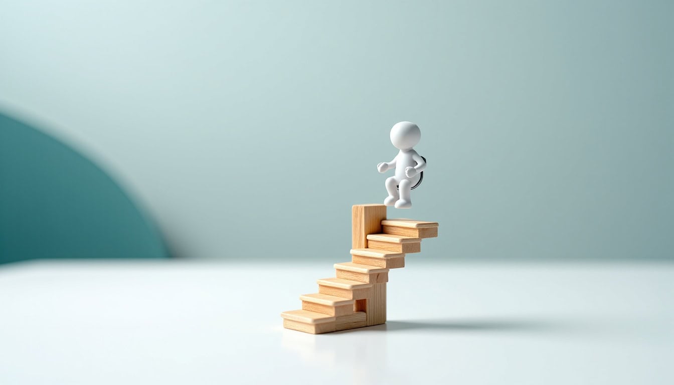 Illustration d’un quiz interactif sur les monte-escaliers destiné aux habitants de Sibiril