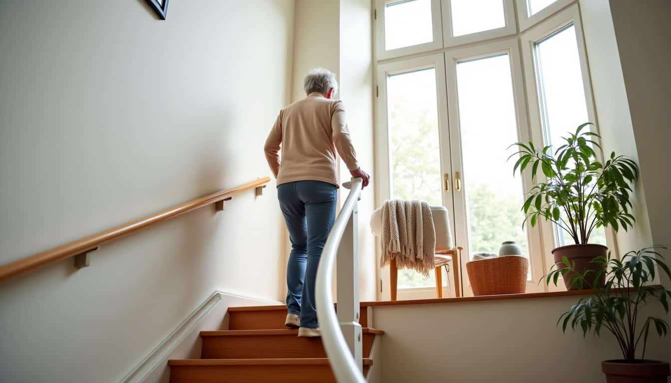 Monter les escaliers à Villaz devient difficile ? Un monte-escalier peut aider en 2026