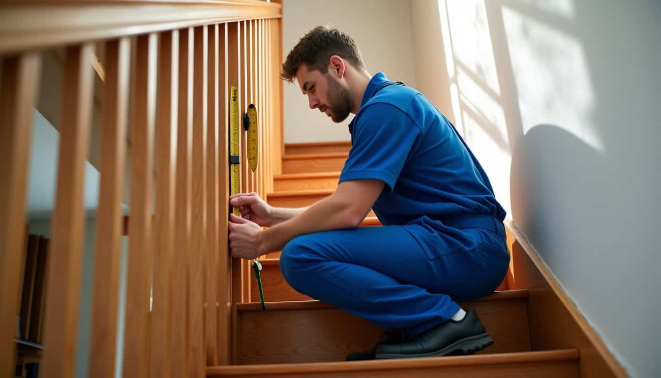 Technicien en train d