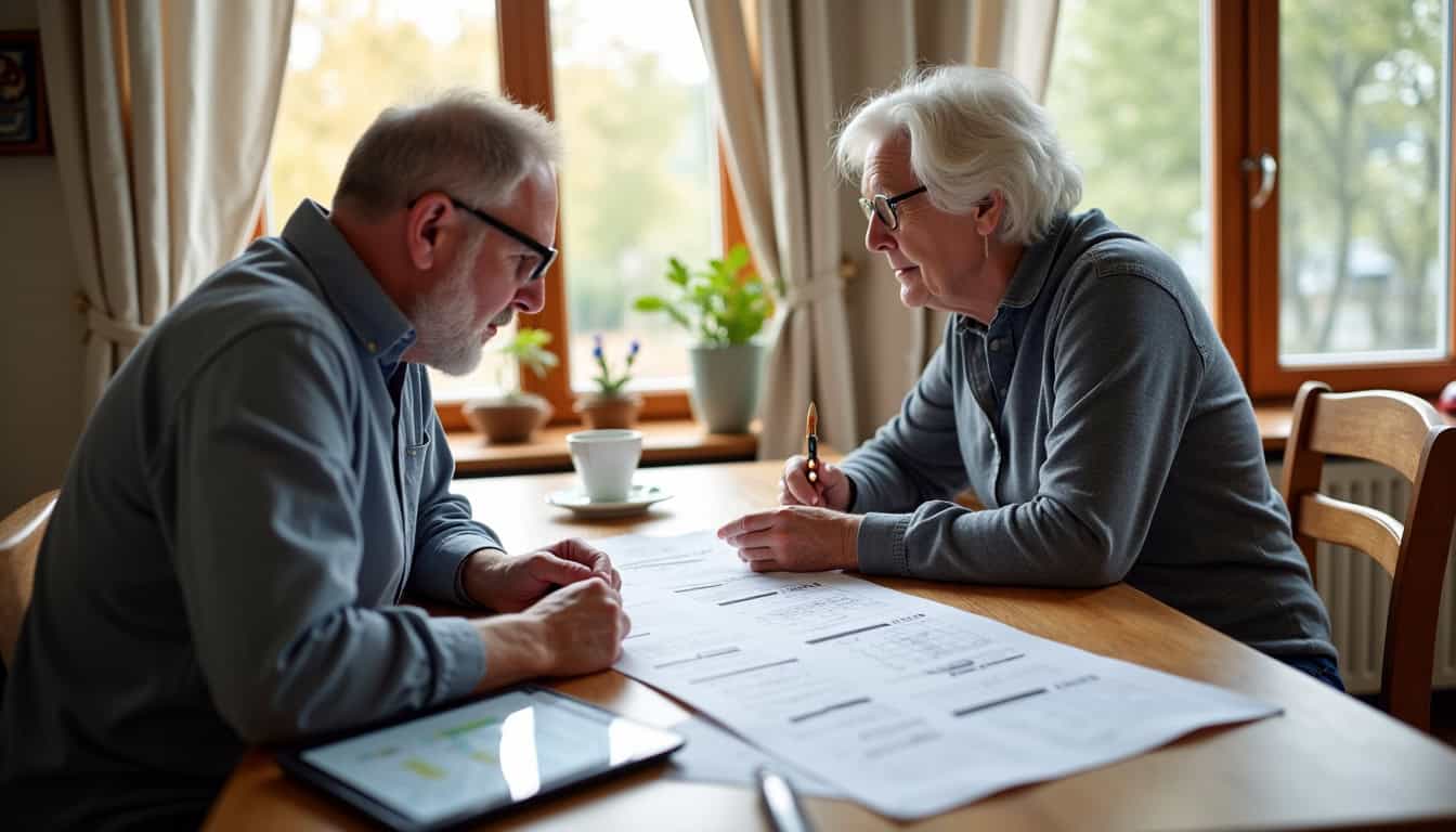Un artisan discute avec un client à Beauregard-l