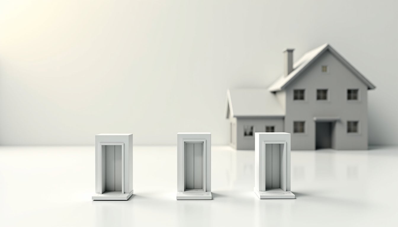 Comparatif visuel des alternatives au monte-escalier: ascenseur privé, plateforme élévatrice, mini-ascenseur