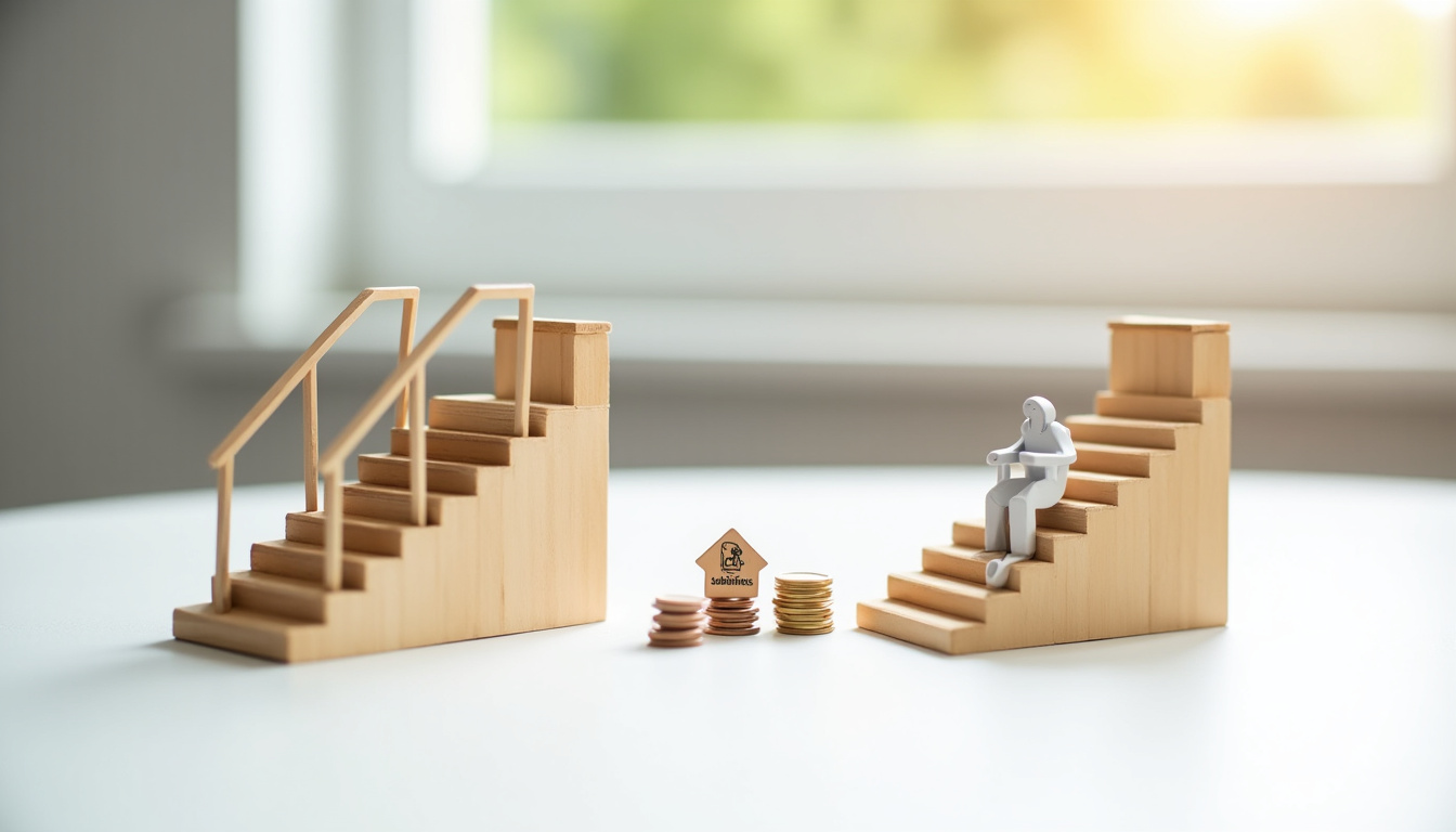 Devis détaillé pour un monte-escalier tournant à Cherrueix, avec mention des aides financières disponibles