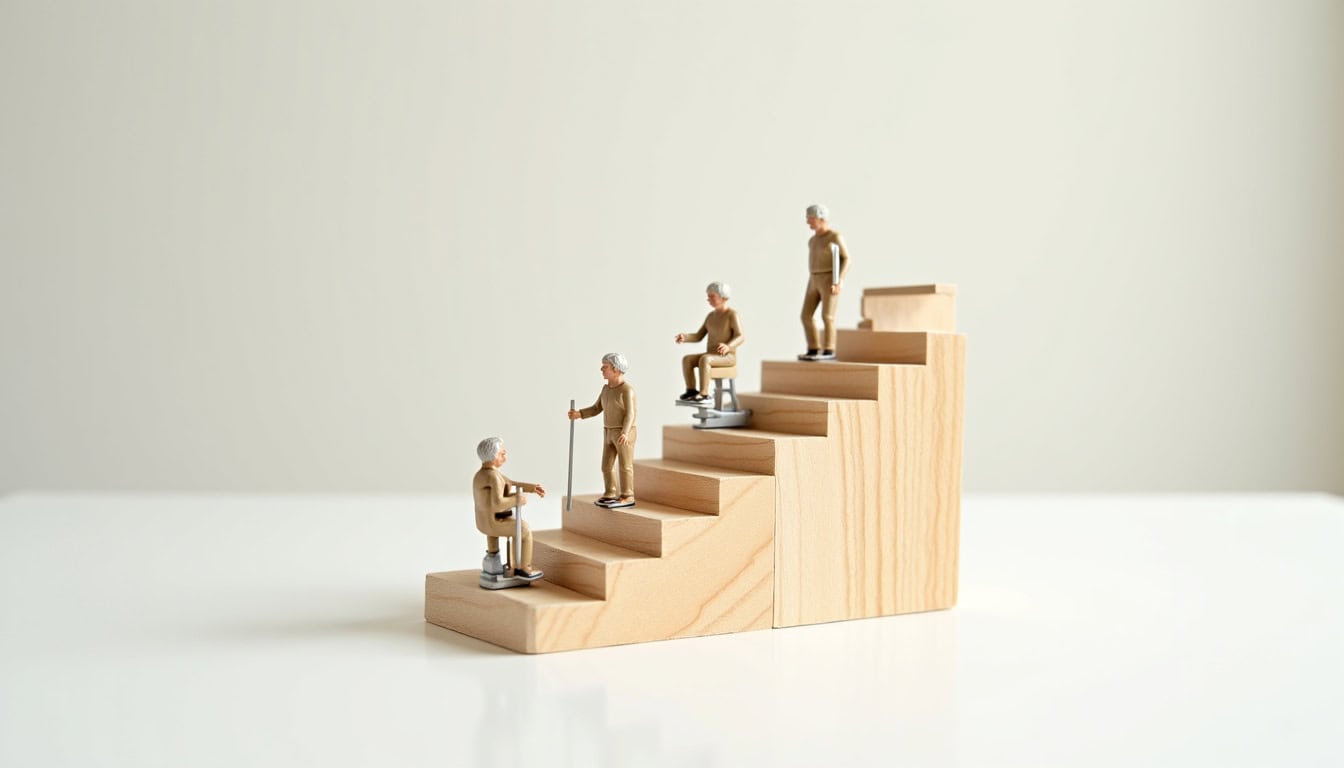 Différents types de monte-escaliers installés à Génelard: modèle assis, debout et plateforme