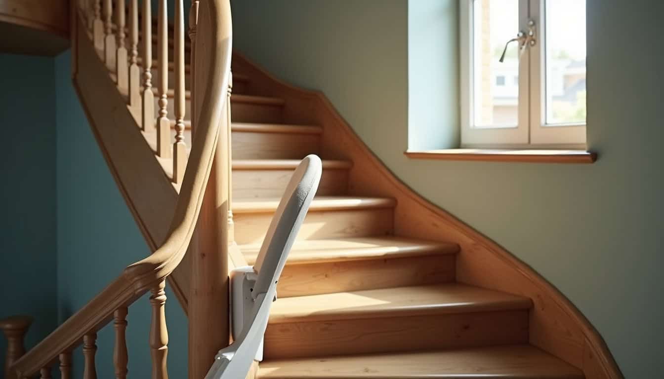 Différents types de monte-escaliers installés dans des maisons bretonnes