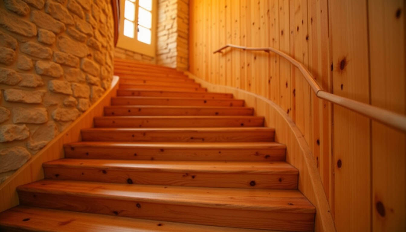 Différents types de monte-escaliers installés dans une maison ancienne à Juvigny les Vallées