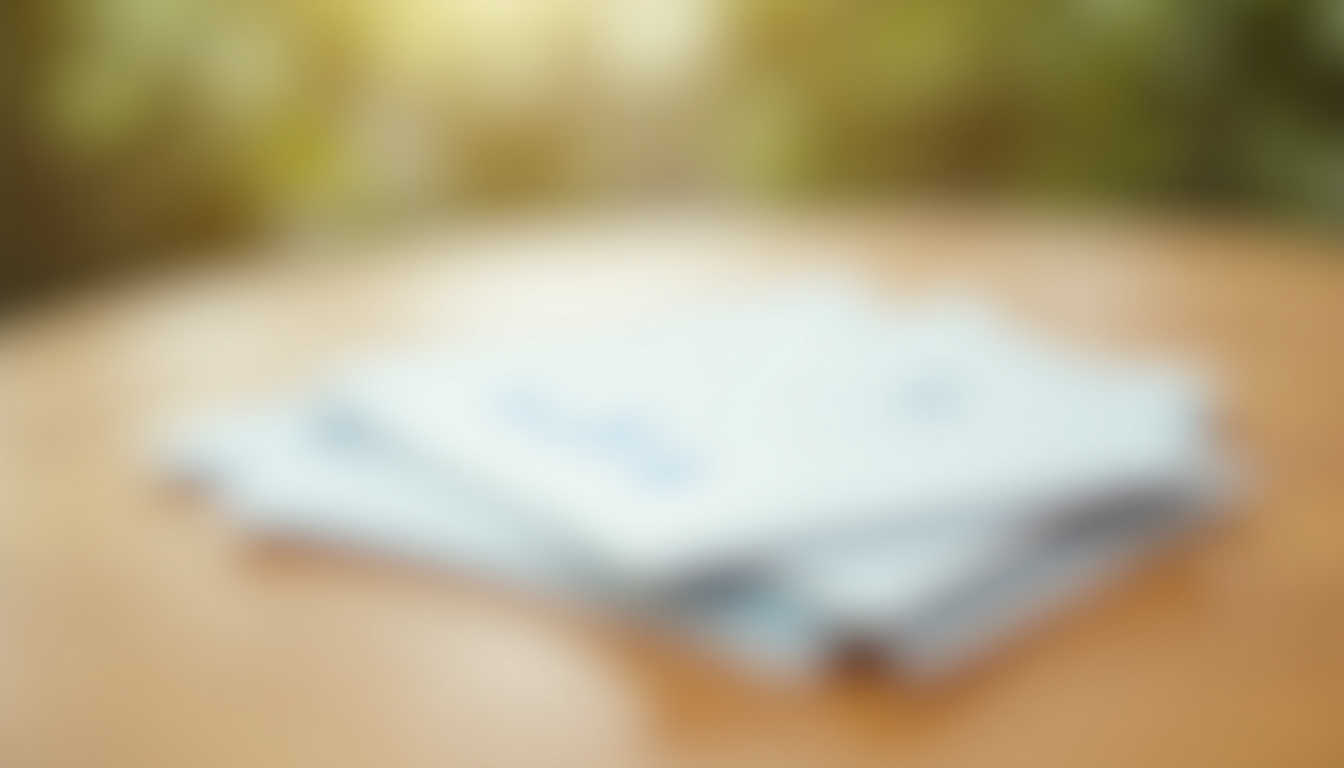 Documentations et enveloppes avec logos ANAH, CAF, APA posées sur une table en bois, symbolisant les aides financières