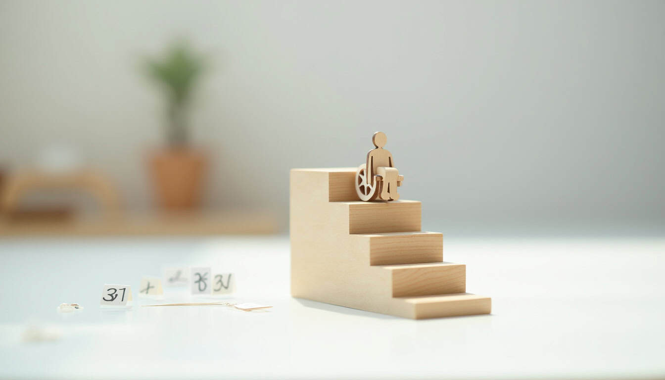 Illustration montrant une estimation de prix pour un monte-escalier à Viviers