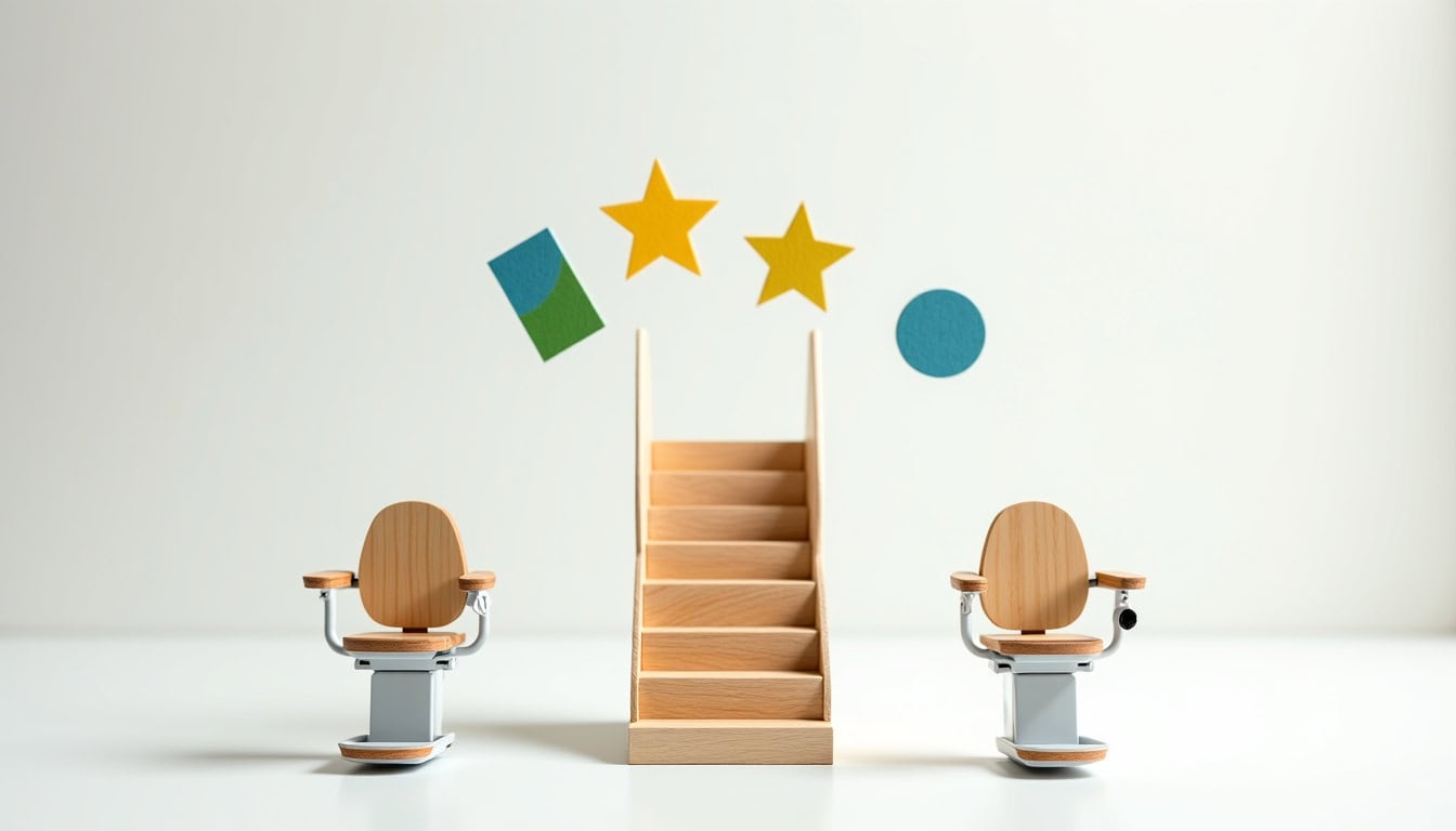Infographie illustrant les aides financières disponibles pour un monte-escalier