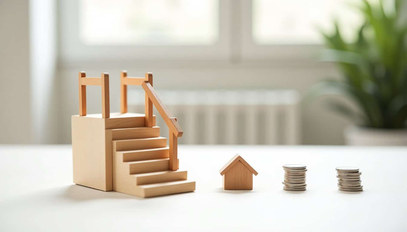 Infographie illustrant les aides financières pour l’installation d’un monte-escalier à Saint-Ouen-l’Aumône