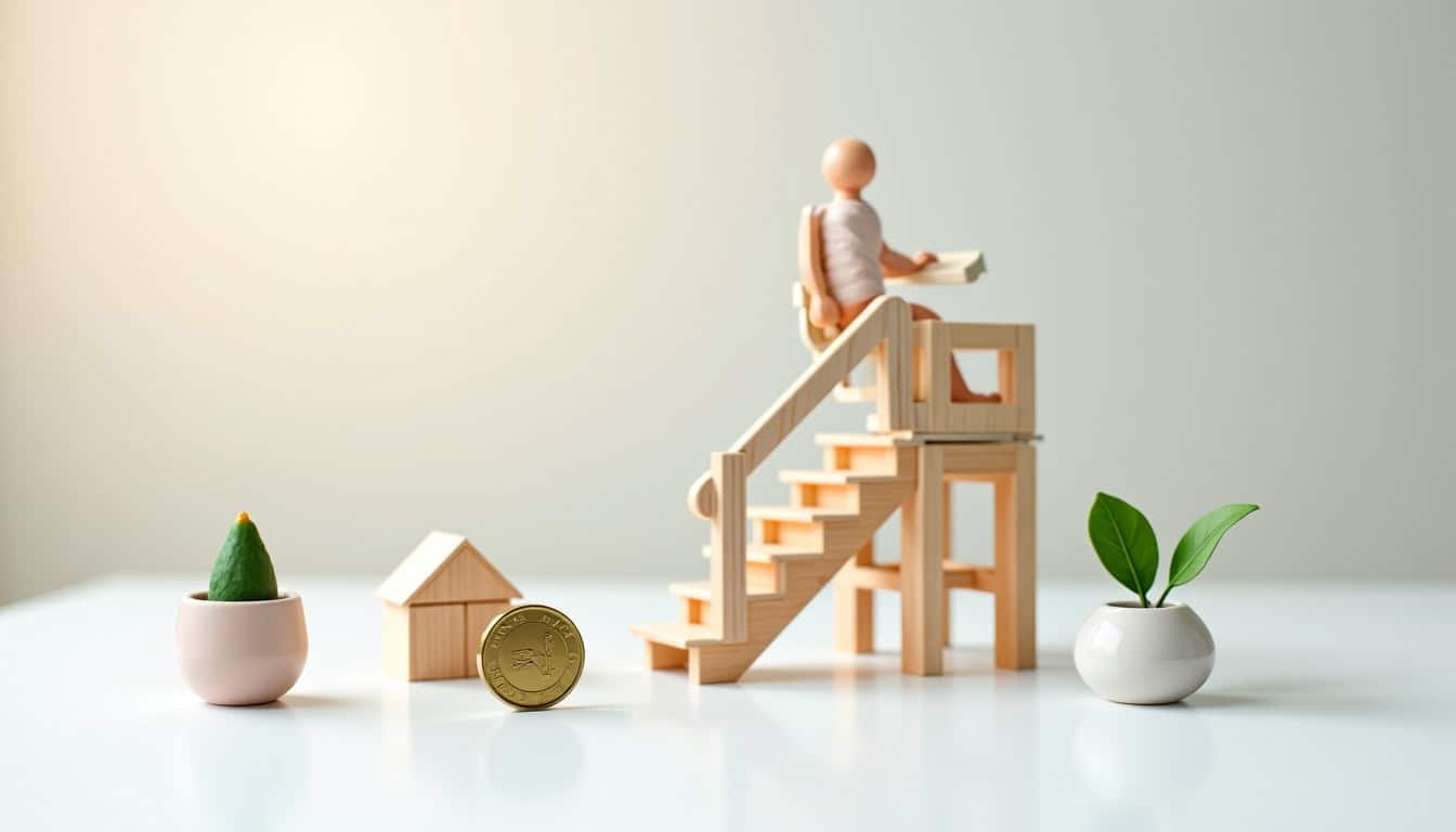 Infographie illustrant les aides financières pour l’installation d’un monte-escalier