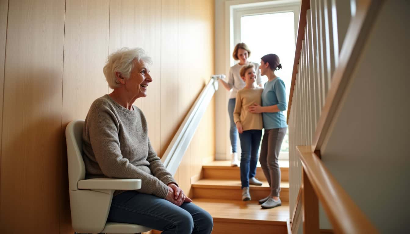 Infographie illustrant les différentes aides financières pour l’achat d’un monte-escalier à Laval