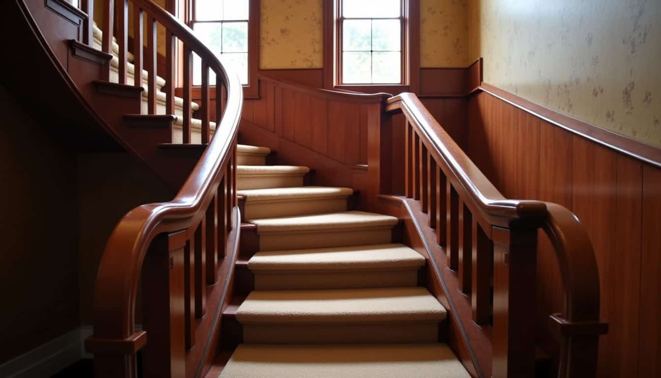 Installation d’un monte-escalier courbe dans une maison ancienne à La Remaudière
