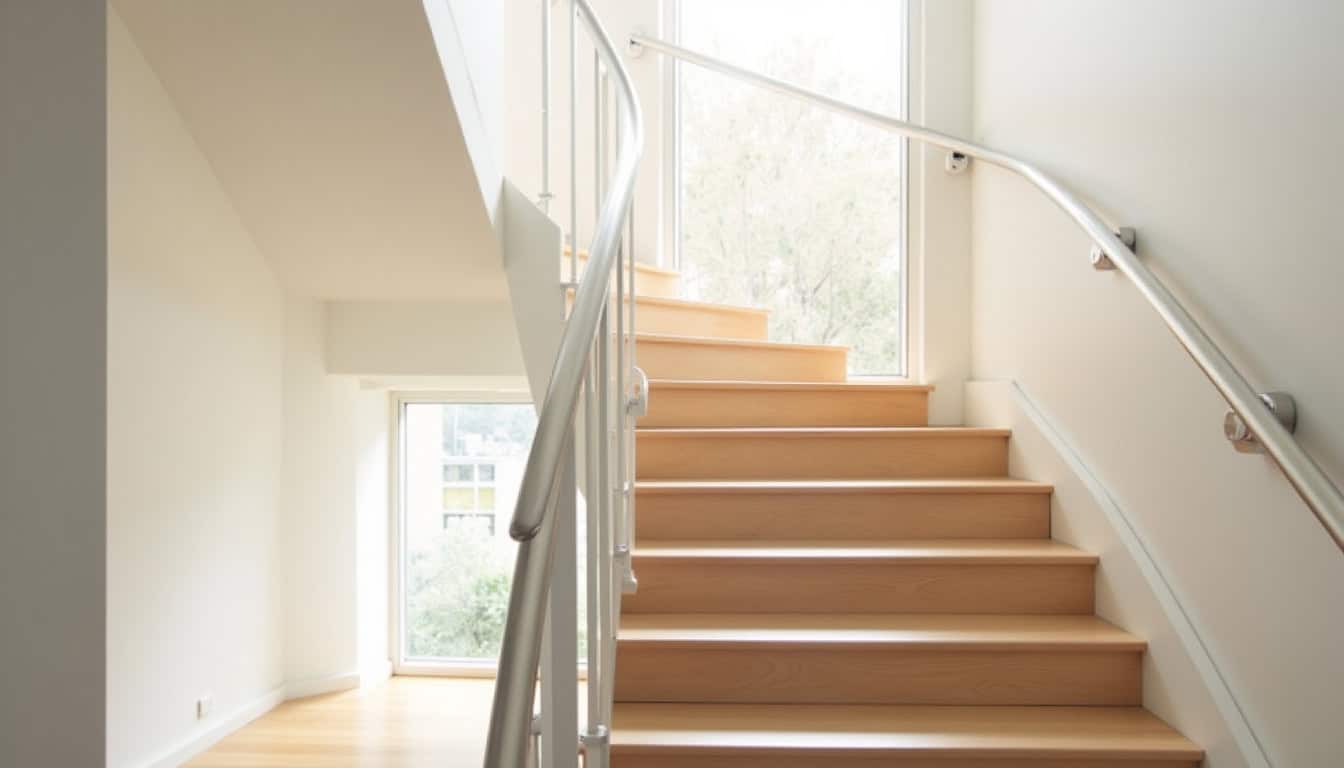 Installation d’un monte-escalier tournant dans une maison à Nantes