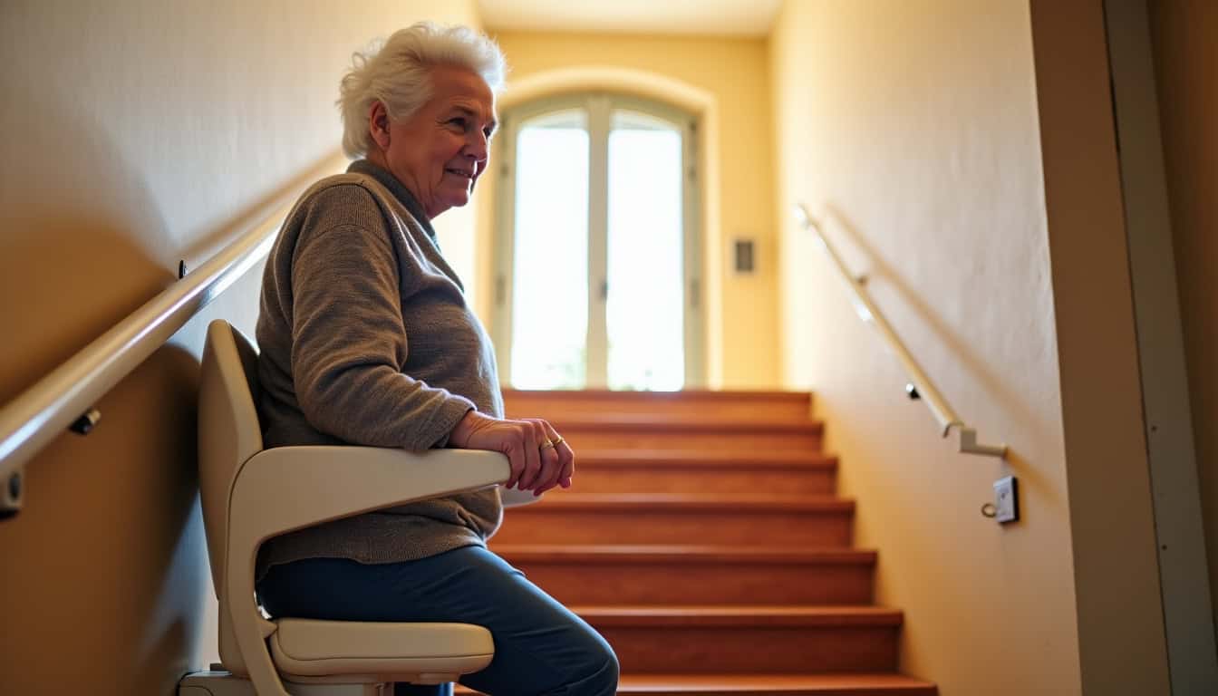 Monte-escalier à Barbentane : votre autonomie en 2026