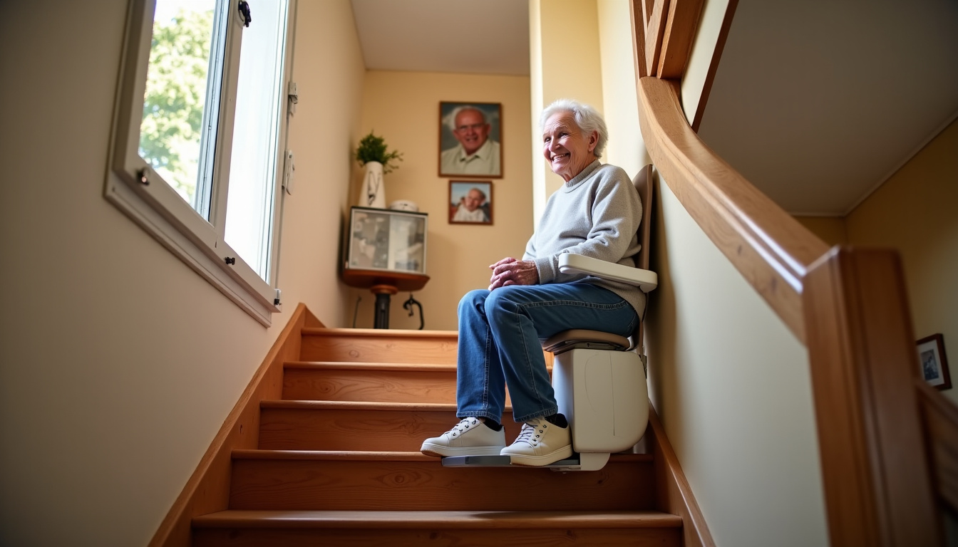 Faire installer un monte-escalier à Châtellerault en 2026 pour rester autonome