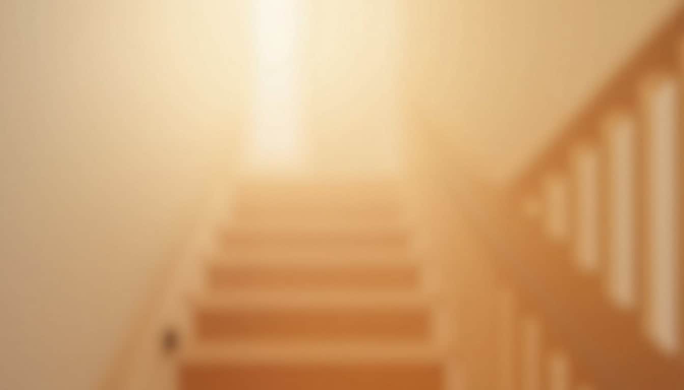Monte-escalier droit intégré à un escalier intérieur dans une maison familiale à Plouarzel