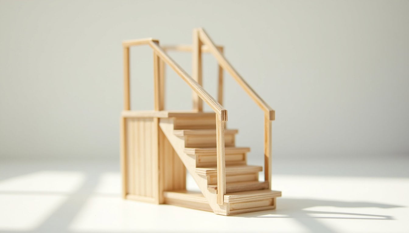 Monte-escalier en cours d