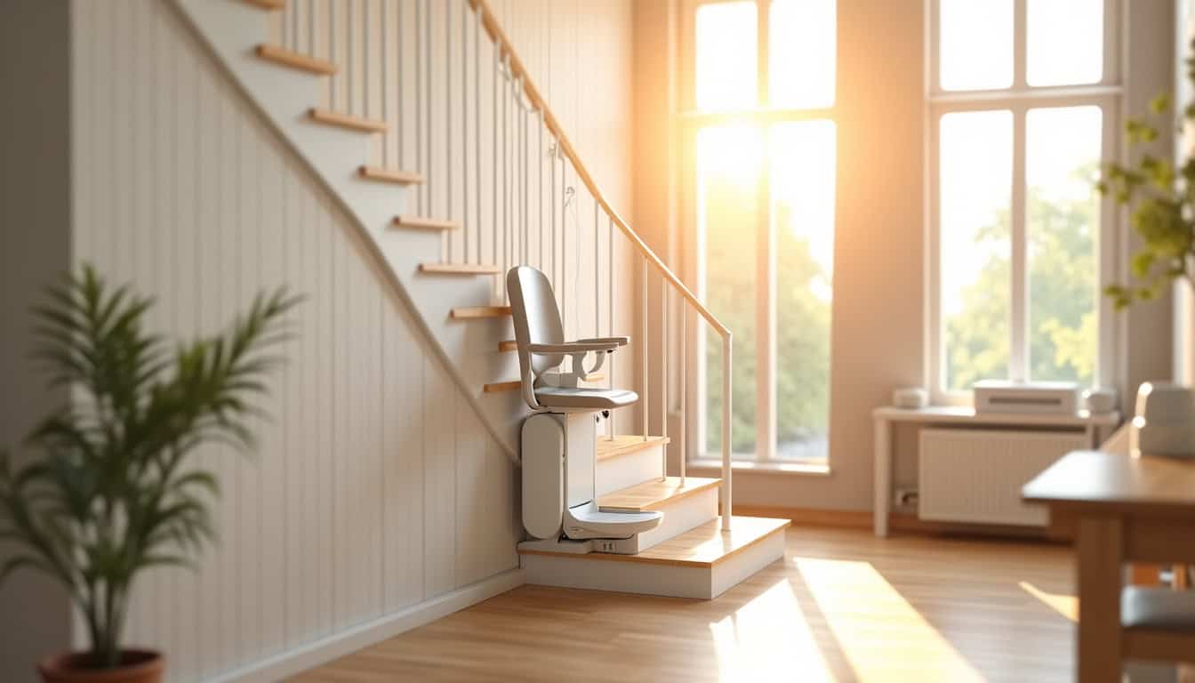 Monte-escalier installé à l