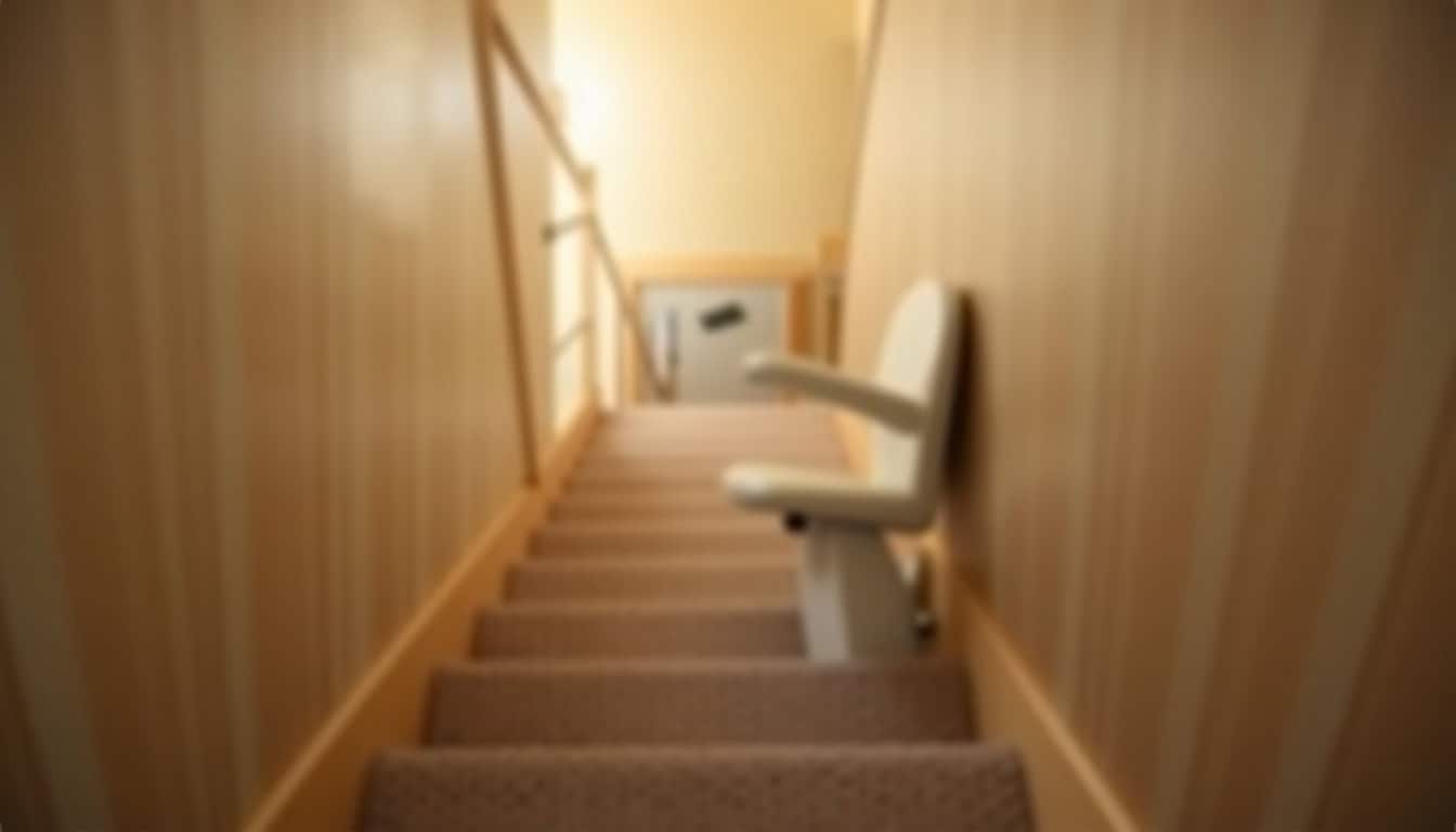 Monte-escalier installé à l