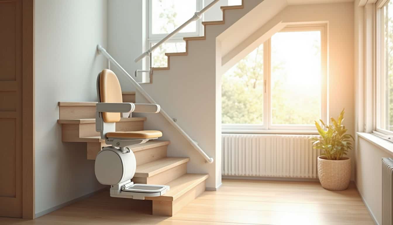 Monte-escalier installé à l