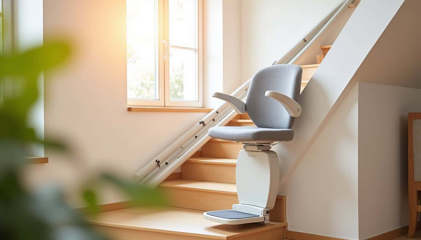 Monte-escalier installé à l