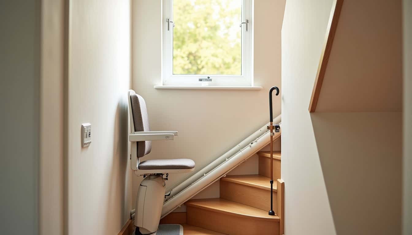 Monte-escalier installé à l
