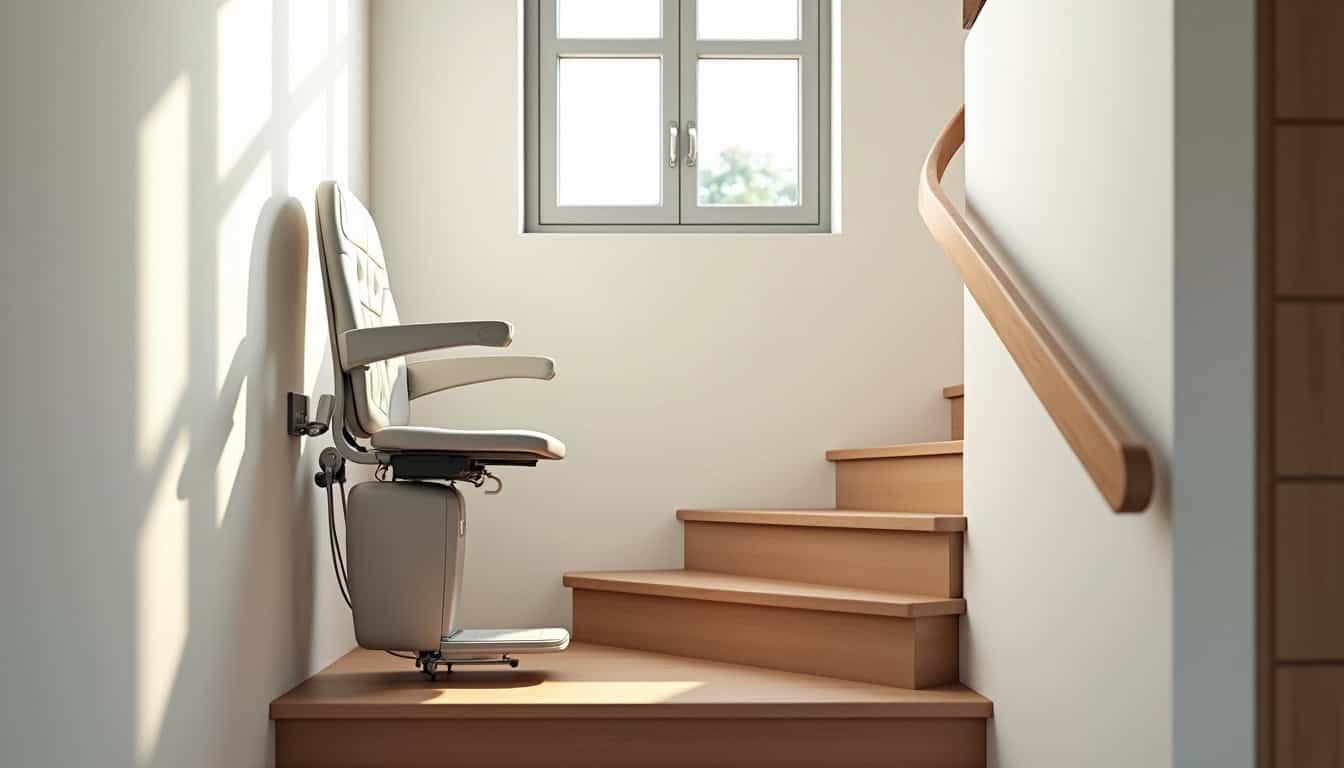 Monte-escalier installé à l