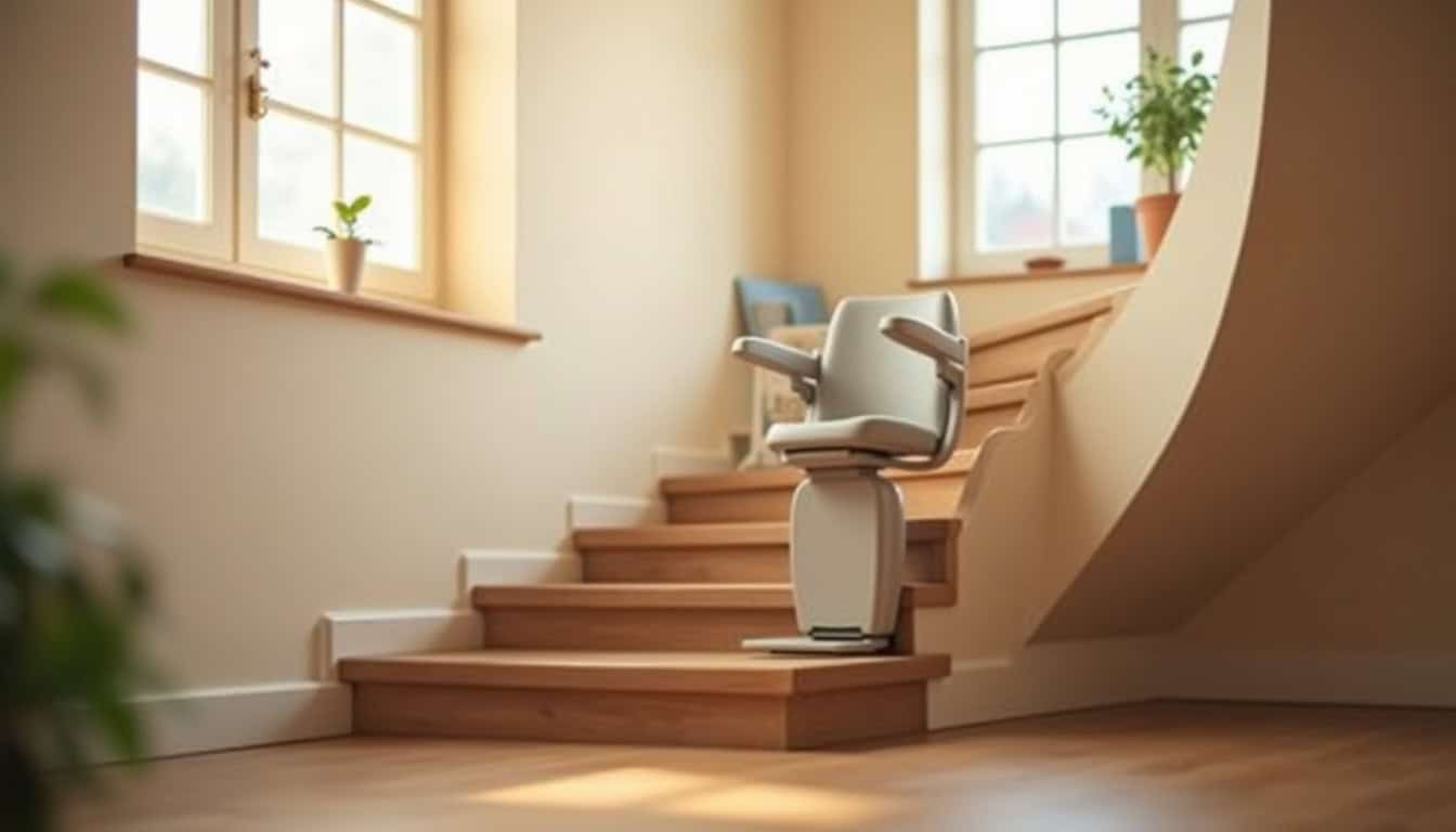 Monte-escalier installé à l