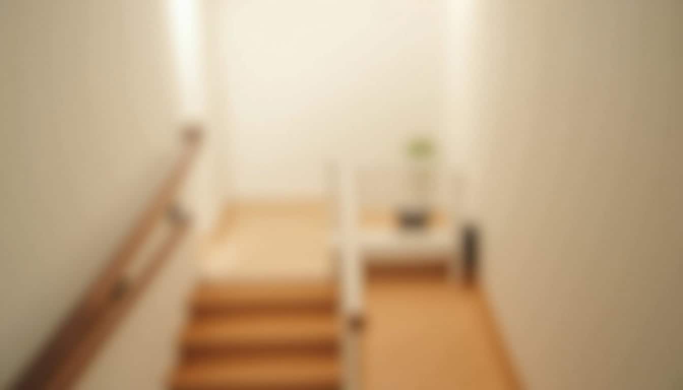 Monte-escalier installé dans un escalier intérieur à Saint-Paul-en-Pareds
