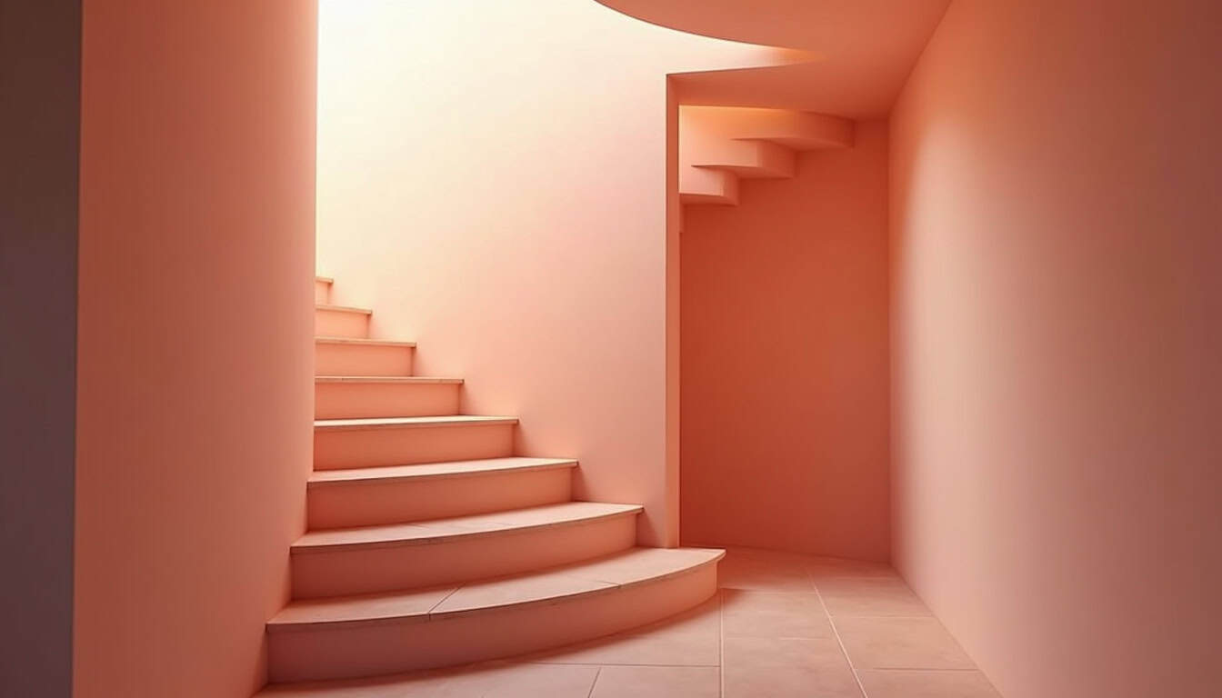 Monte-escalier installé dans un escalier intérieur de maison à Treffendel