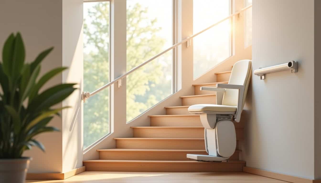 Monte-escalier installé dans un intérieur à Plaisance-du-Touch