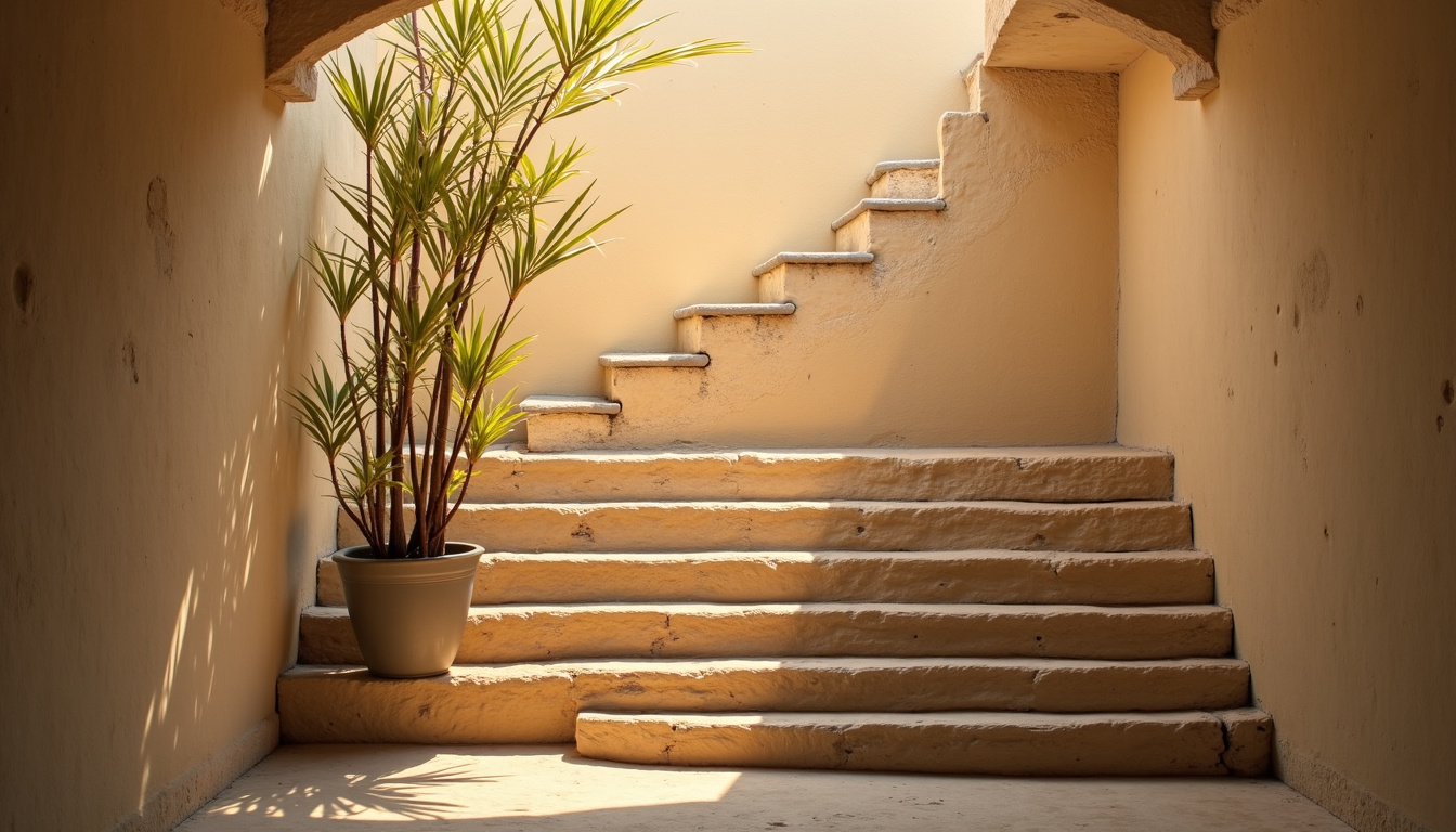Monte-escalier installé dans une maison ancienne à Guéret, vue d