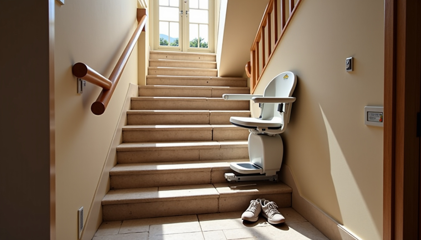 Faire installer un monte-escalier à Libourne en 2026 pour rester autonome