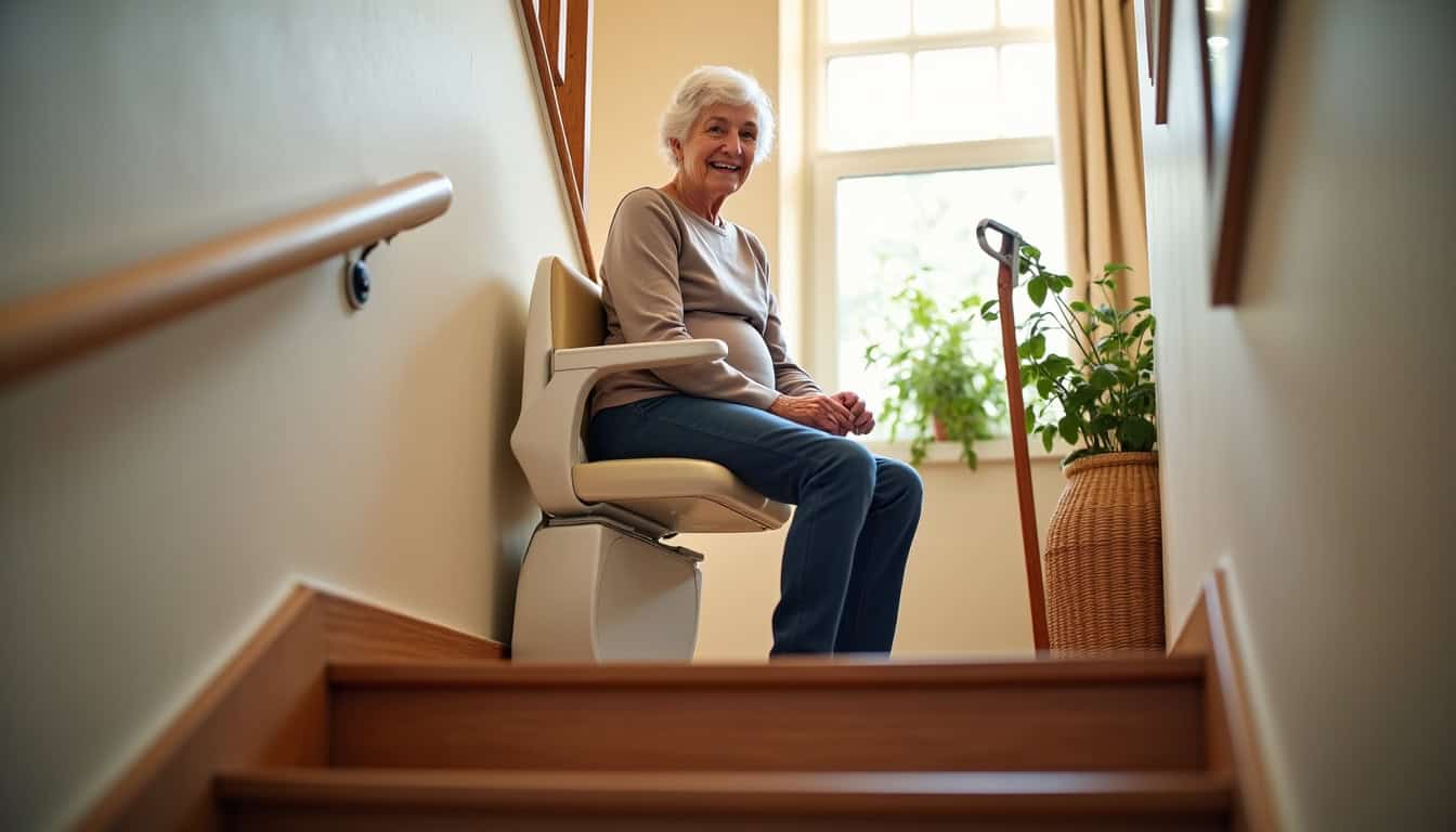 Installer un monte-escalier à Lorette : guide 2026
