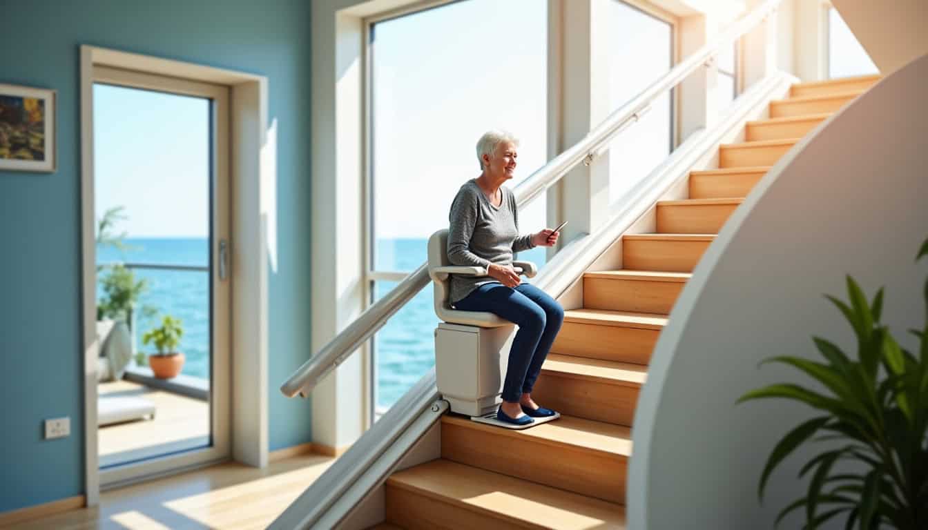 Votre monte-escalier à Lorient en 2026 : confort retrouvé