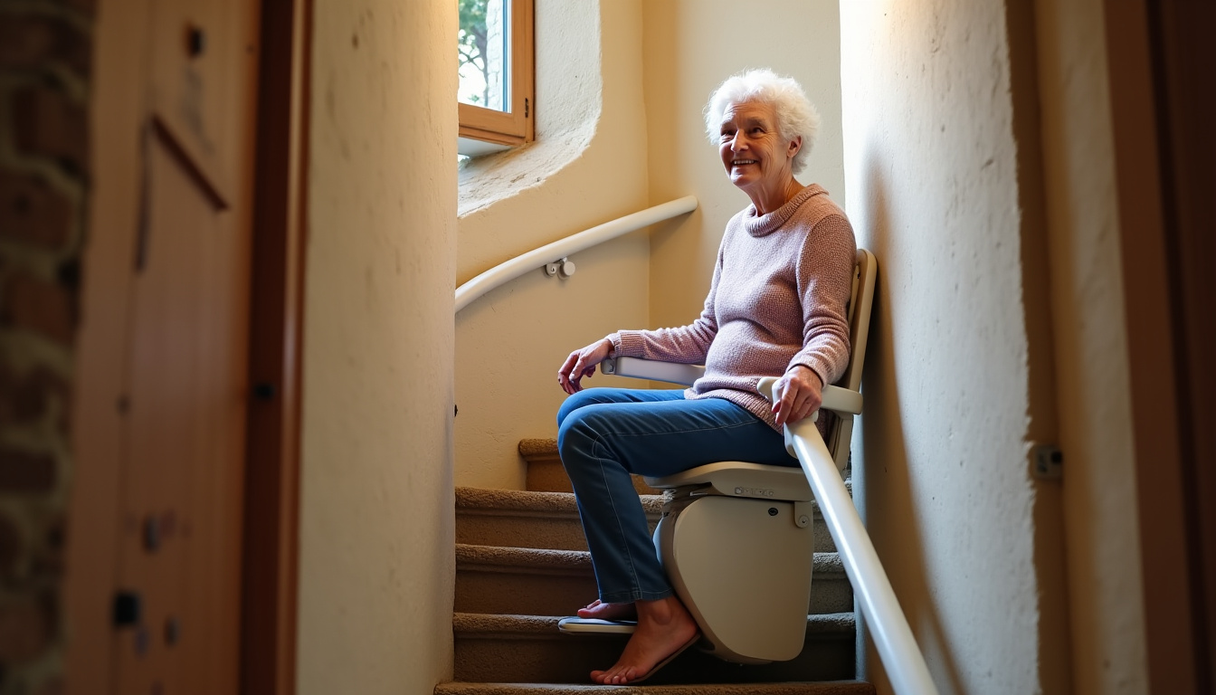 Installer un monte-escalier à Mâcon pour rester autonome en 2026