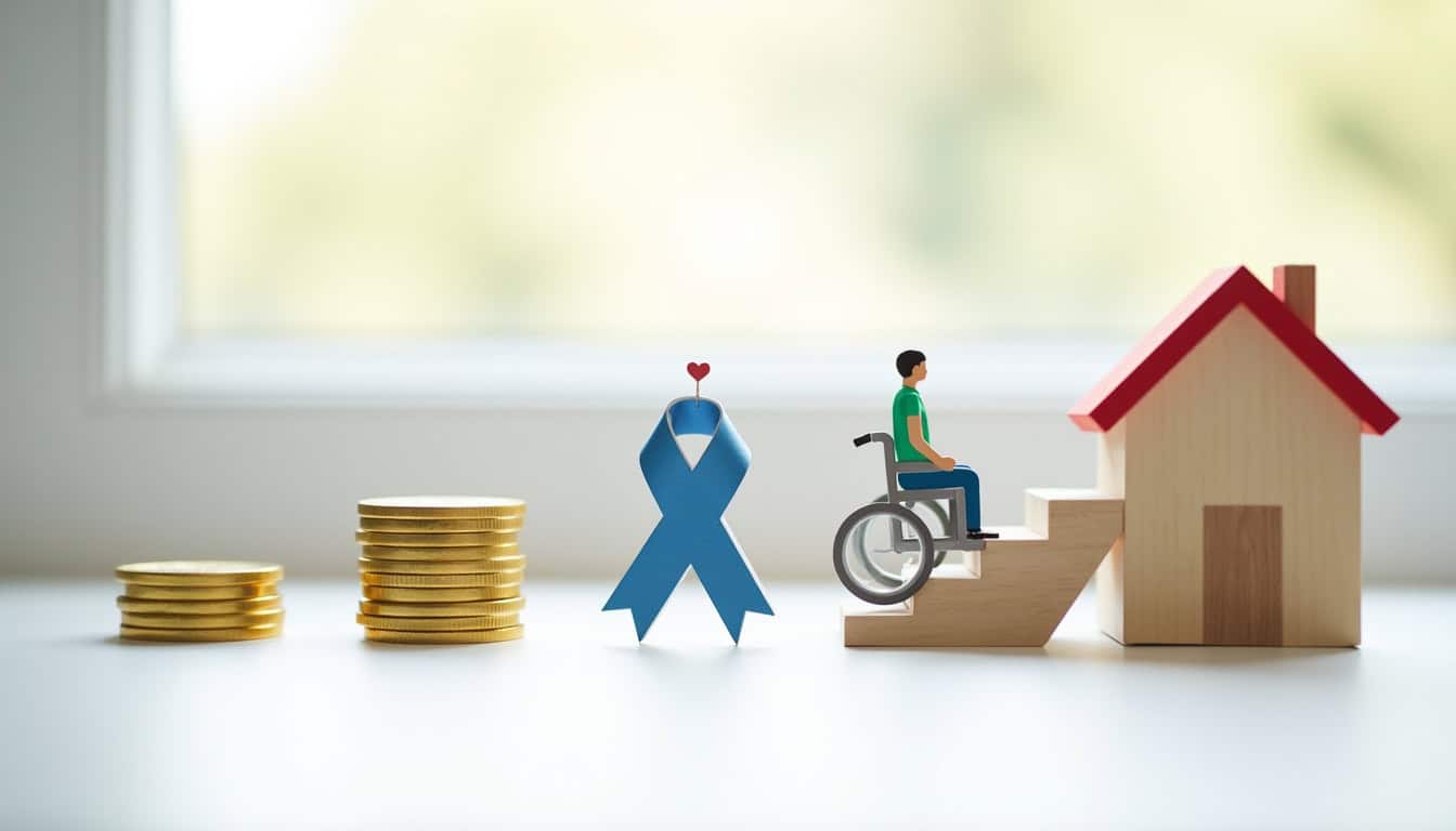 Infographie illustrant les aides financières pour l