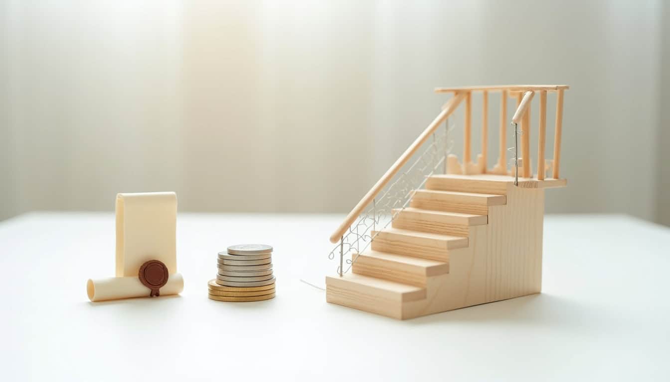Infographie illustrant les différentes aides financières disponibles pour l’installation d’un monte-escalier à Quilly