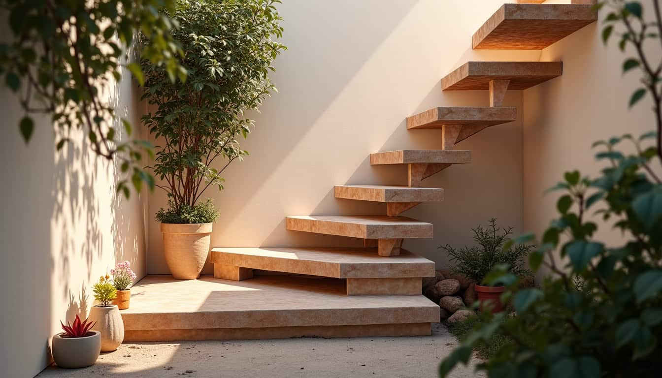 Monte-escalier tournant installé dans une maison à Reignier-Ésery