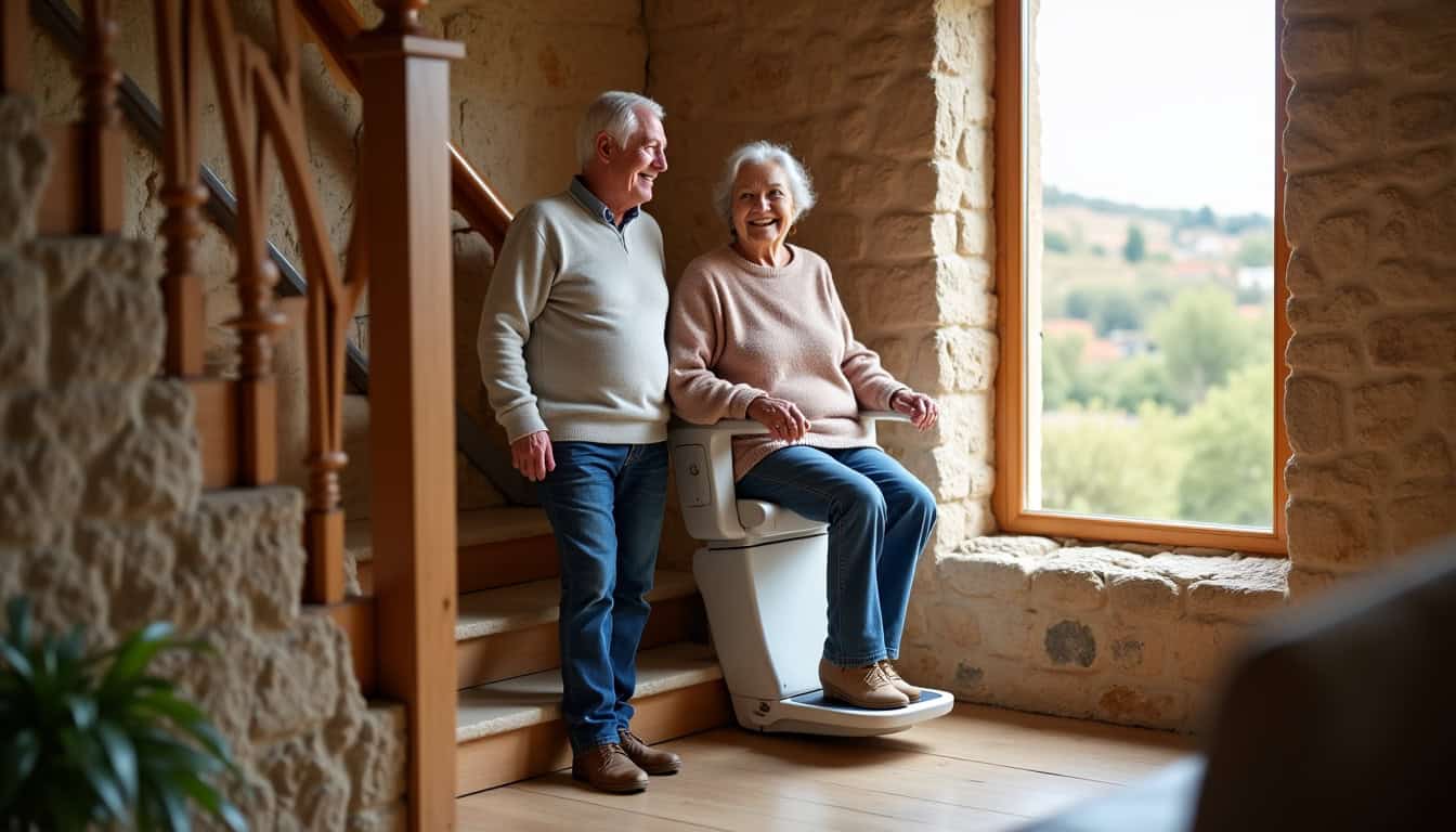 Votre monte-escalier à Villevieille : confort et sécurité en 2026