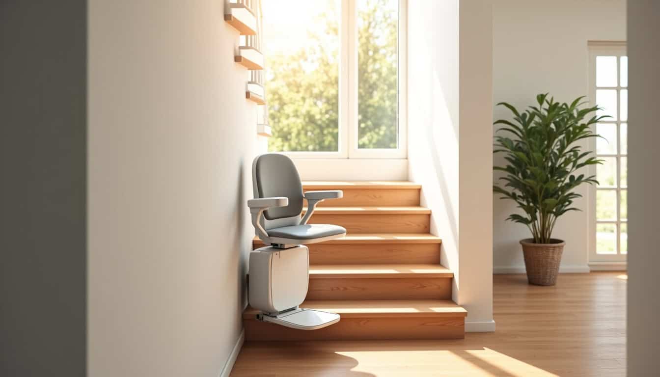 Monte-escaliers installés dans différents types d