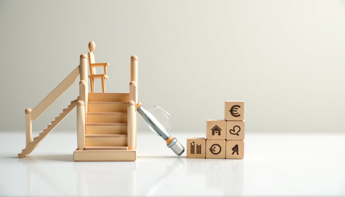 Tableau récapitulatif des aides financières pour un monte-escalier à Montmain