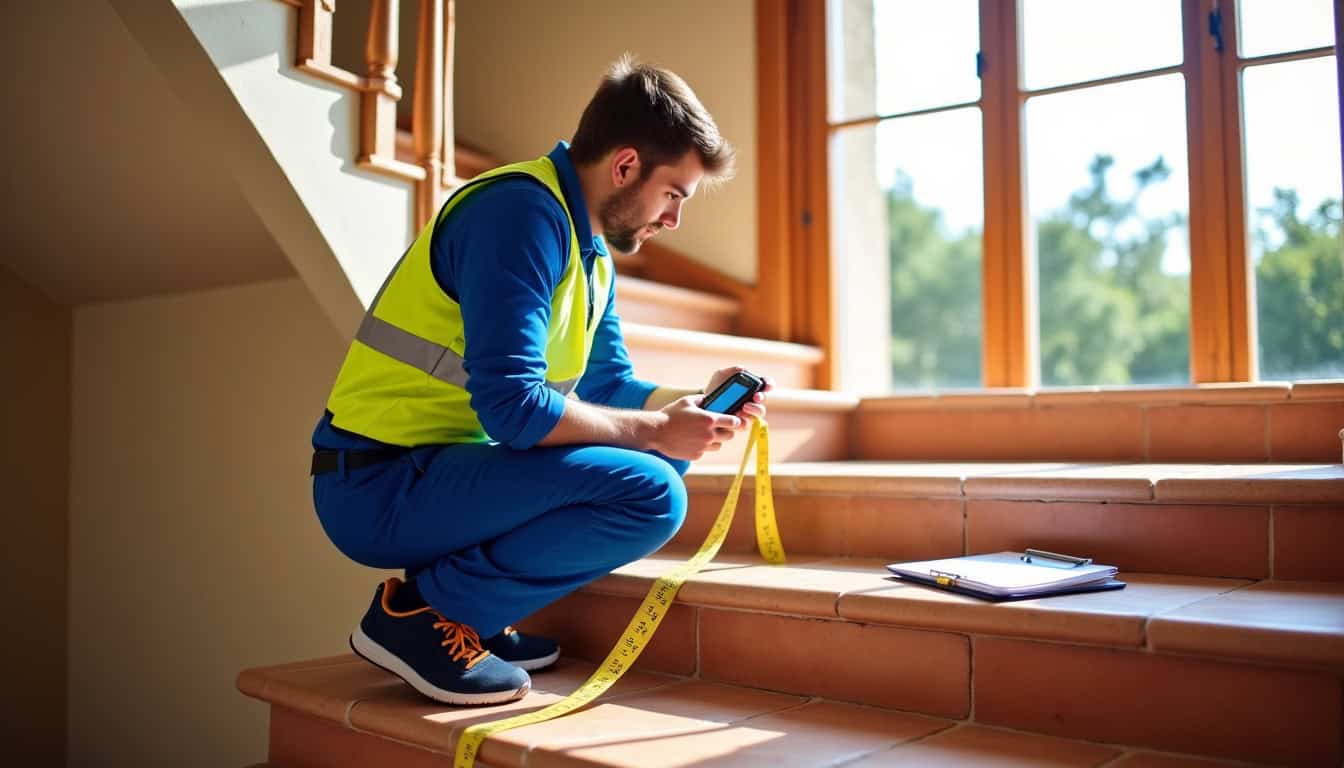 Technicien DOMILIB réalisant un diagnostic à domicile à Grasse