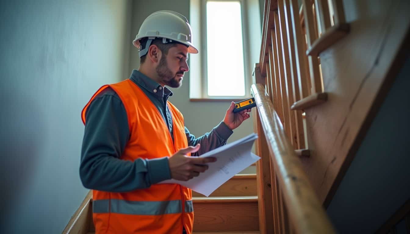 Technicien effectuant une étude technique pour l
