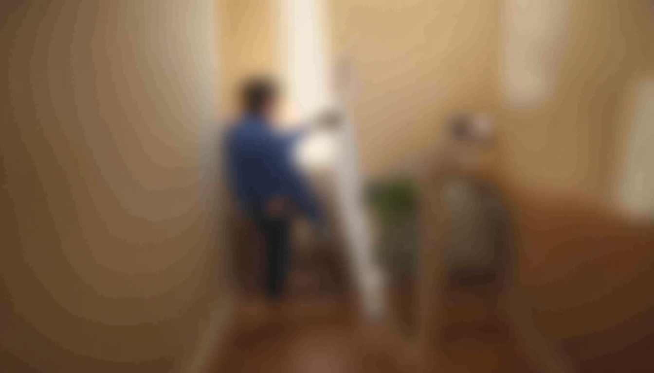 Technicien en train d