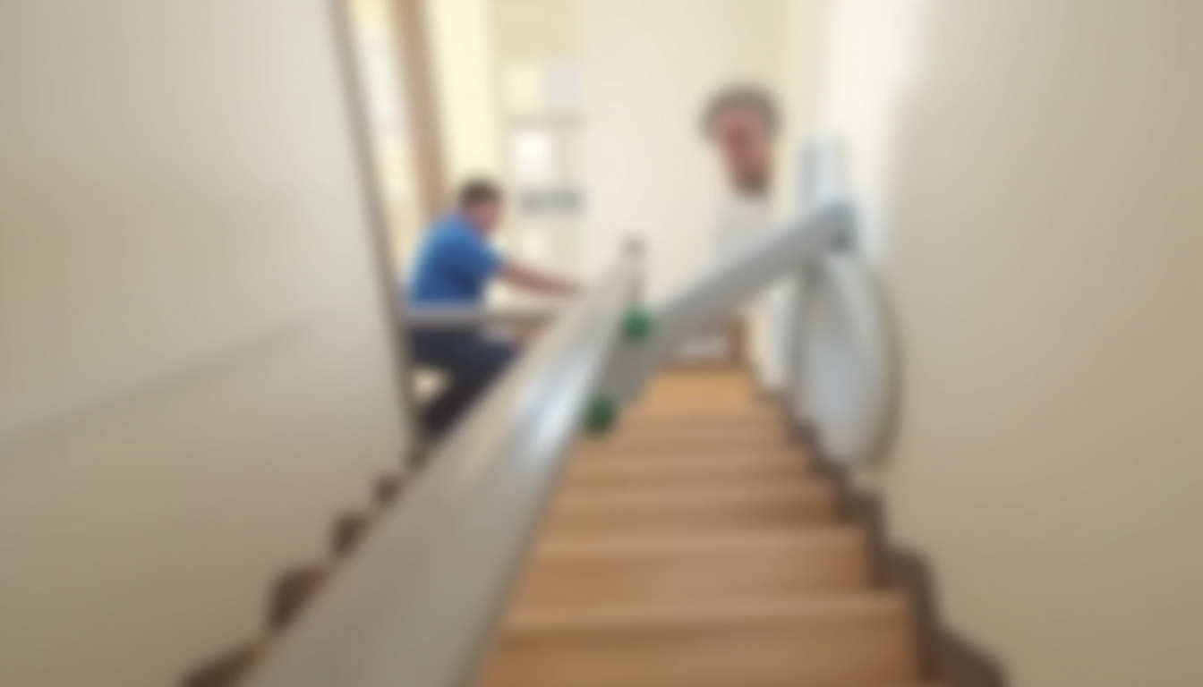 Technicien en train d