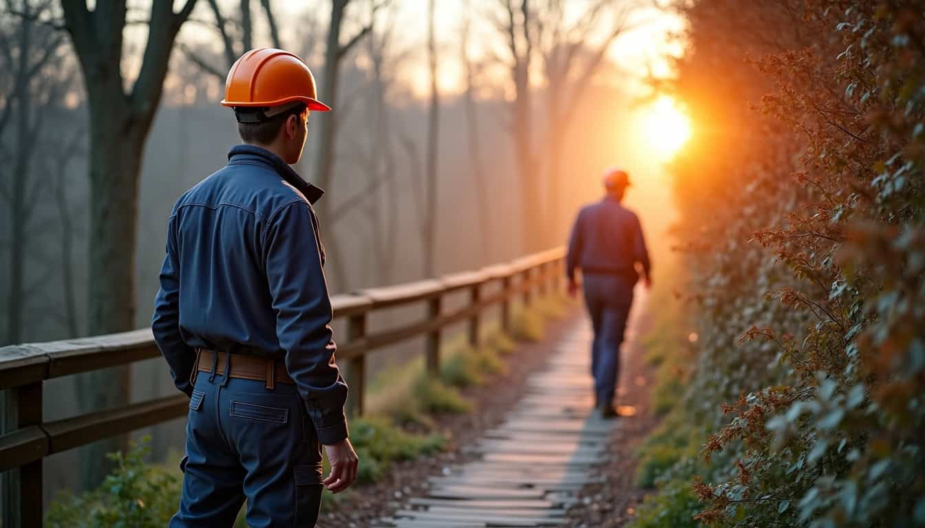 Technicien en train de présenter un devis pour un monte-escalier à domicile à Quincey