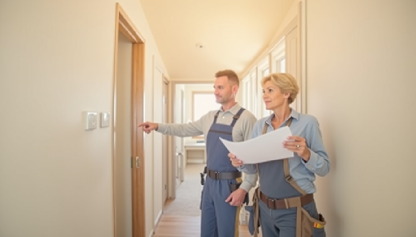 Technicien spécialisé en monte-escalier à Rougemontiers en discussion avec un client